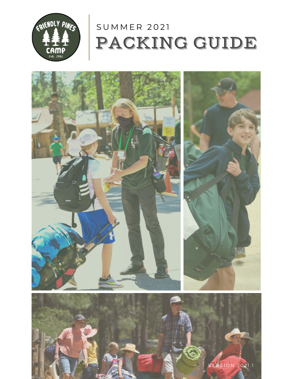 Packing Guide & List