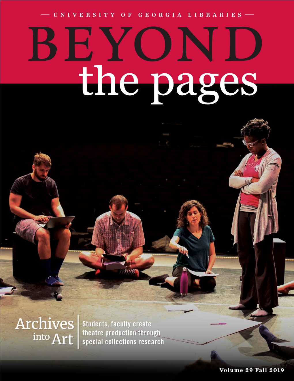 Archives Students, Faculty Create Theatre Production Through Into Art Special Collections Research