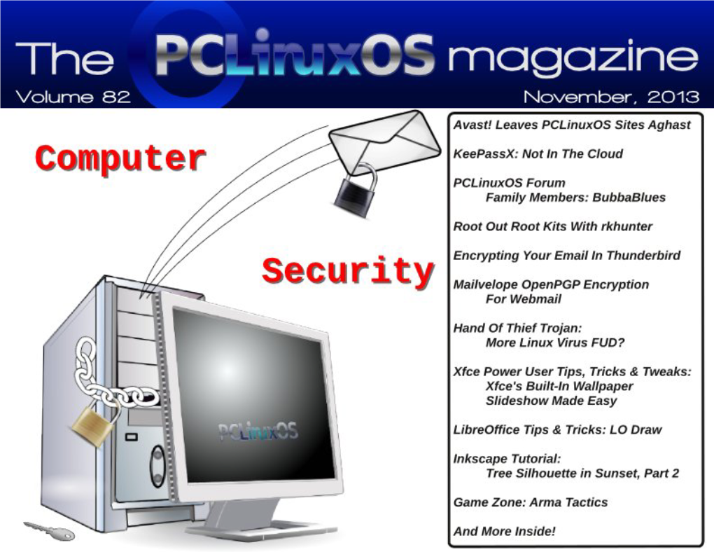 Pclinuxos Magazine Page 1 Table of Contents