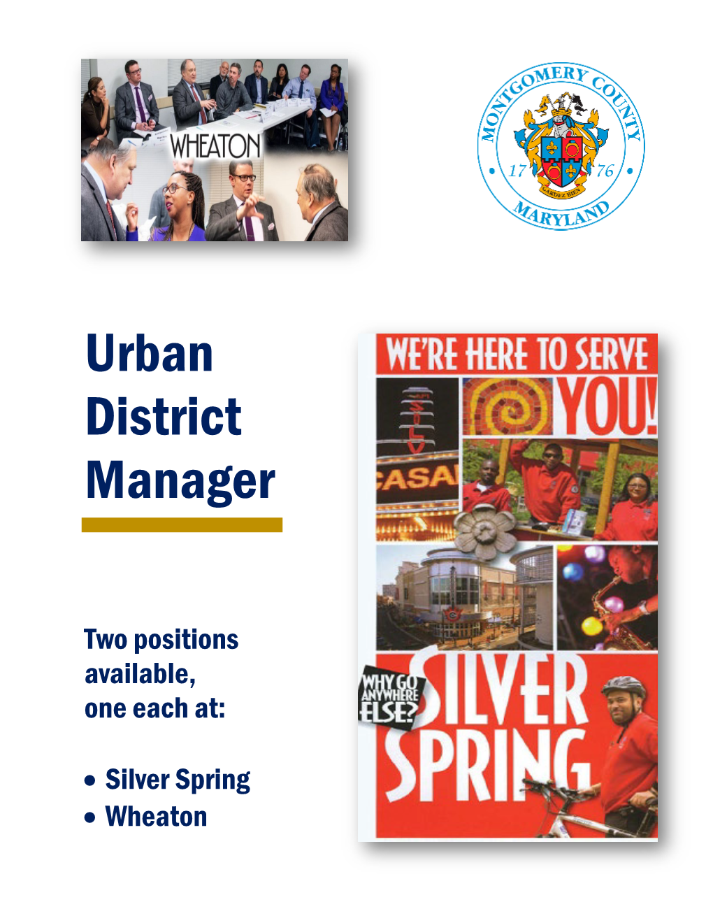 Urban District Manager