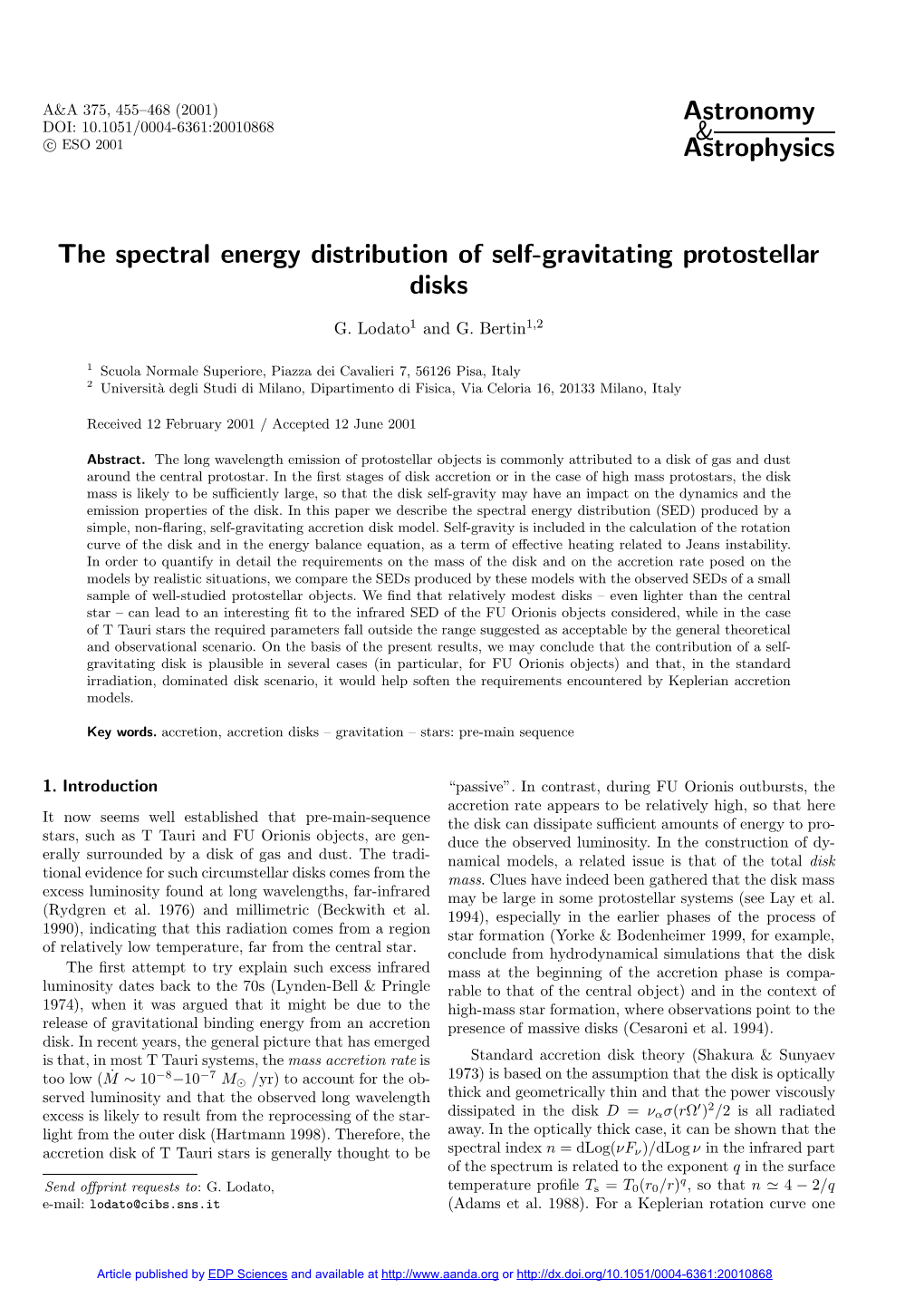 The Spectral Energy Distribution of Self-Gravitating Protostellar Disks