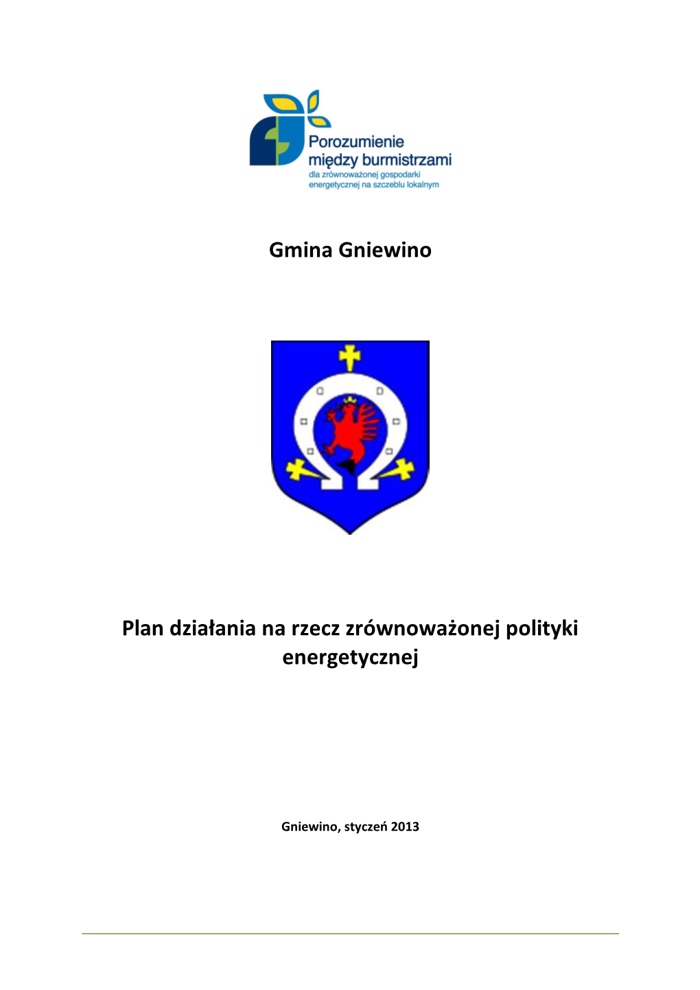 Gmina Gniewino Plan Działania Na Rzecz Zrównoważonej Polityki Energetycznej