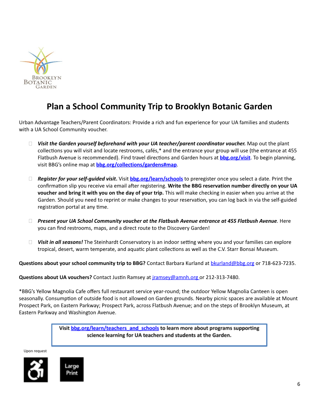 Plan a School Community Trip to Brooklyn Botanic Garden