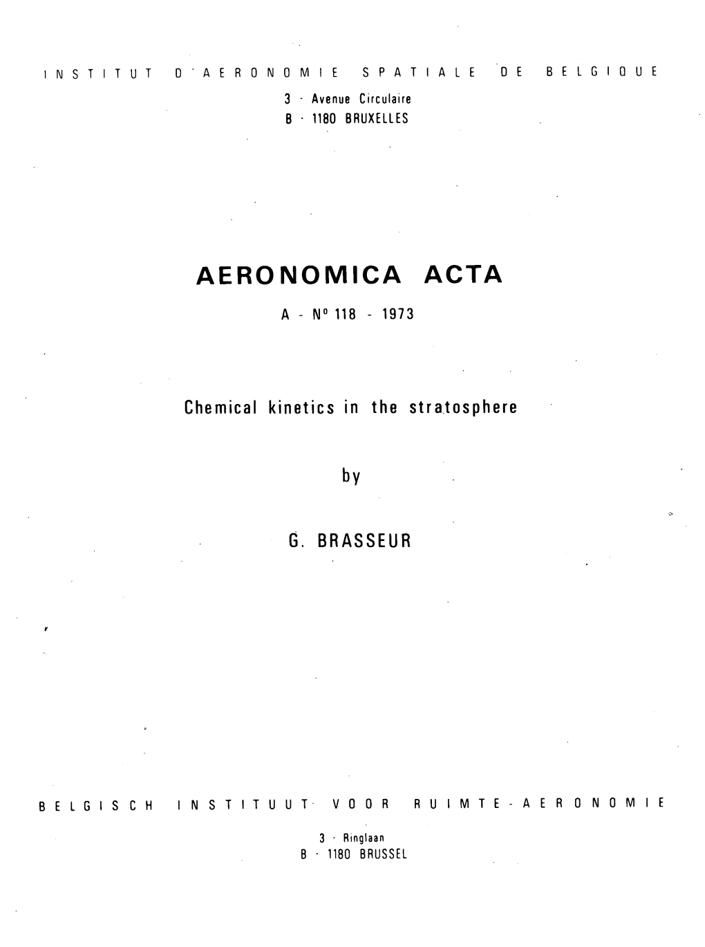 Aeronomica Acta