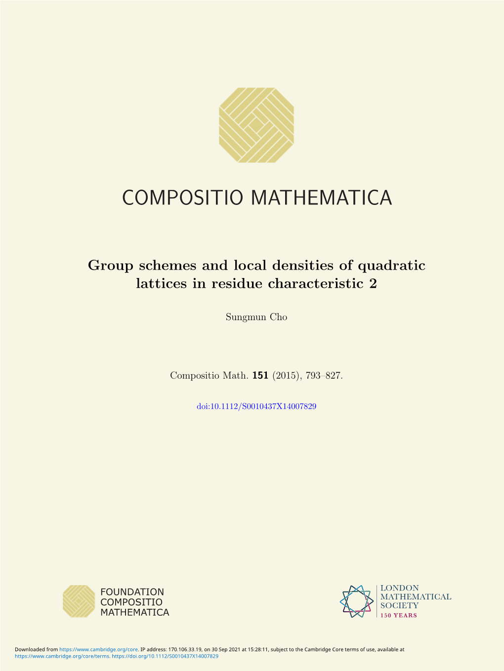 Group Schemes and Local Densities of Quadratic Lattices in Residue Characteristic 2