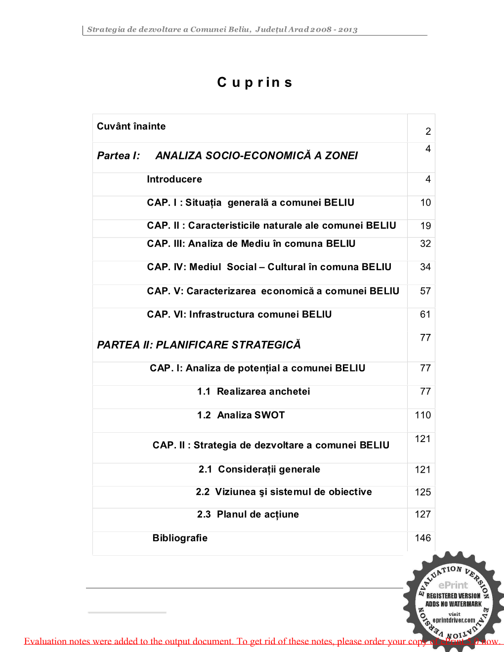 Cuprins Comitatele Bihariei, Zărandului Şi Întreg Apusul Transilvaniei a Avut Punct De Plecare În Beliu, Ţăranii De Aici Fiind Cei Care Au Aprins Scânteia Revoltei