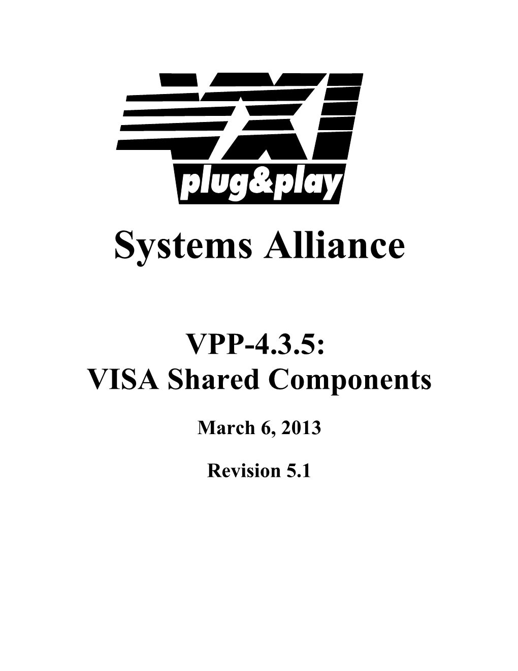 VISA Implementation Specification for COM