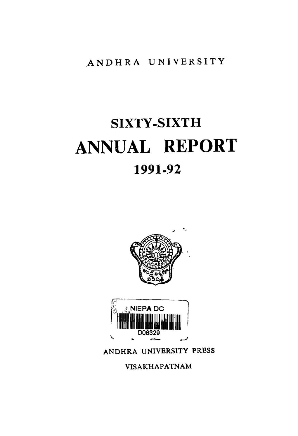 Annual Report 1991.92