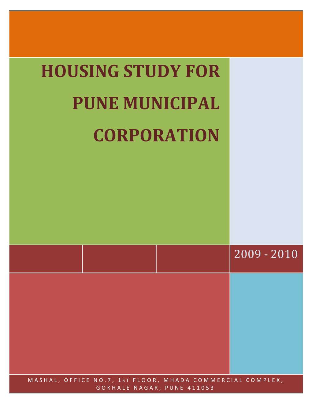 Housing Report 2009 Dt. 17.03.2011