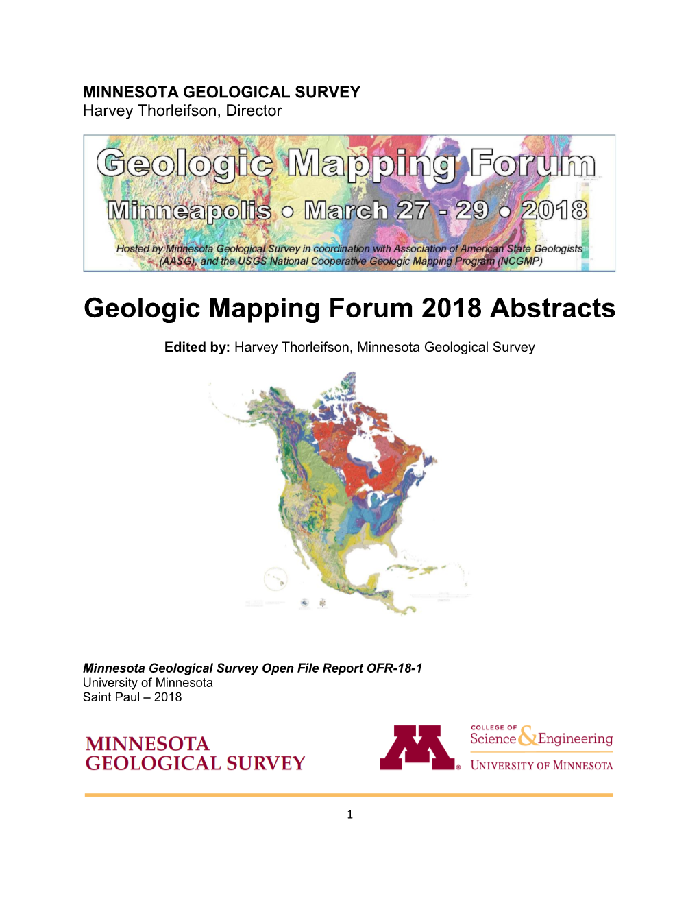 Geologic Mapping Forum 2018 Abstracts