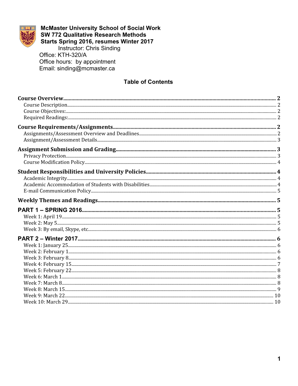 Accessible Course Outline Template