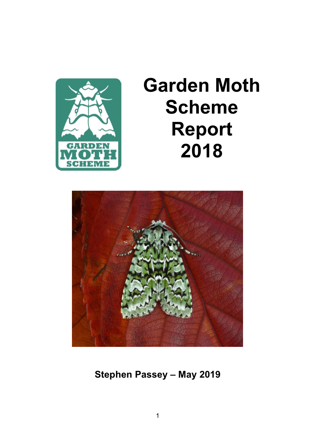 Garden Moth Scheme Report 2018