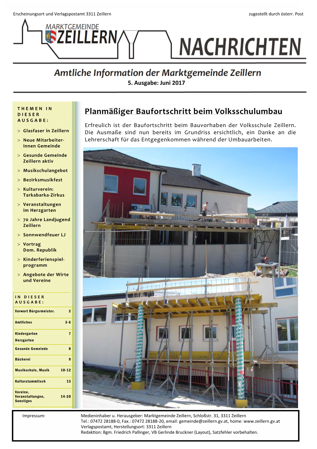 Zeillerner Nachrichten Juni 2017.Pub