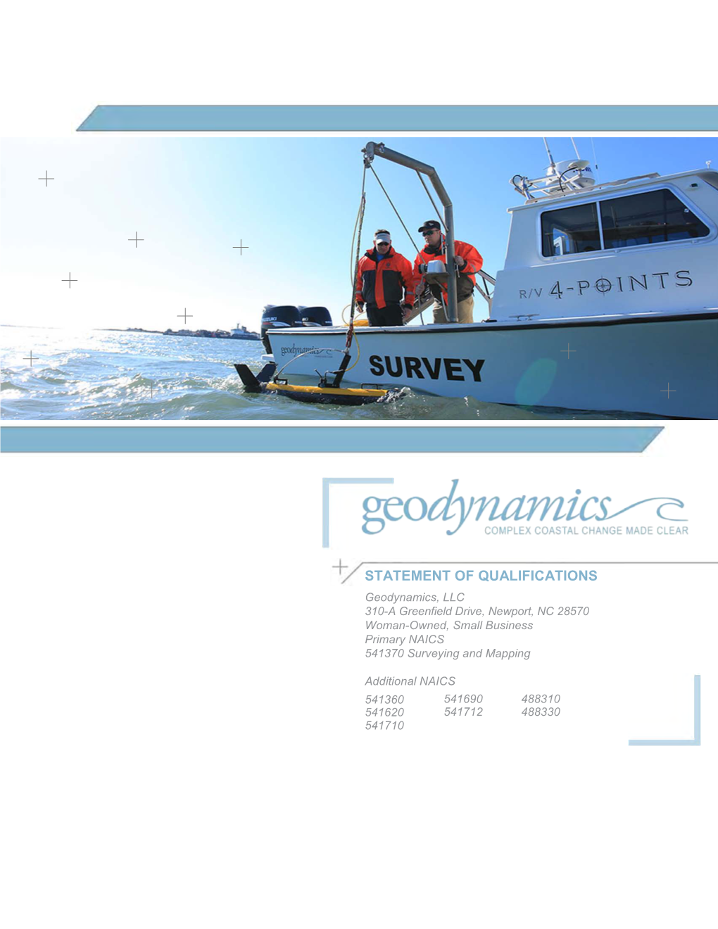 Geodynamics Statement of Qualifications October 2012