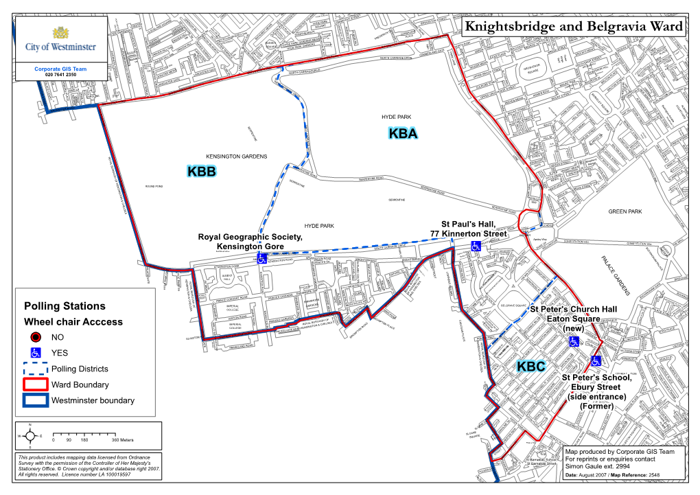 Knightsbridge and Belgravia Ward