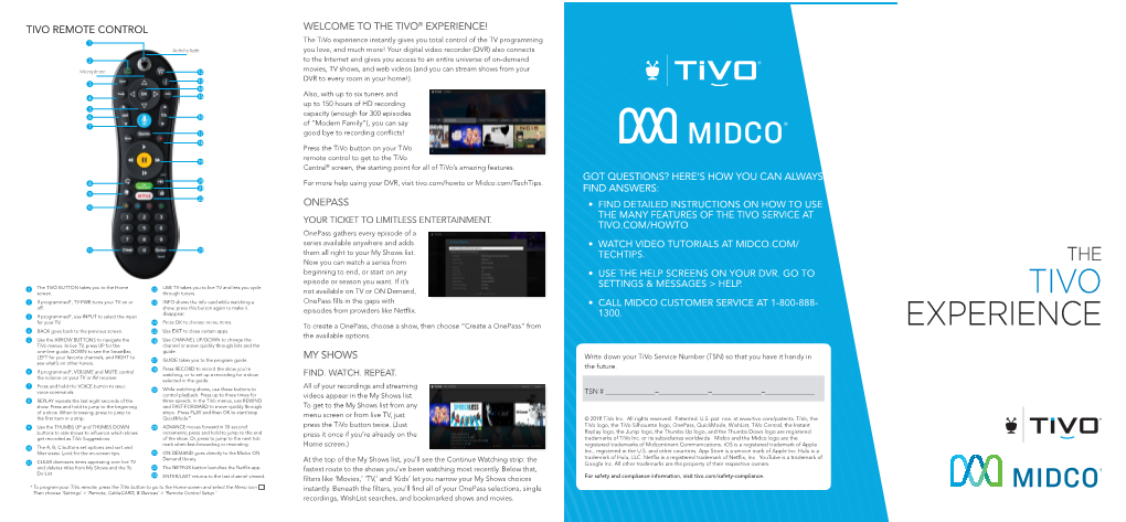 Tivo Experience