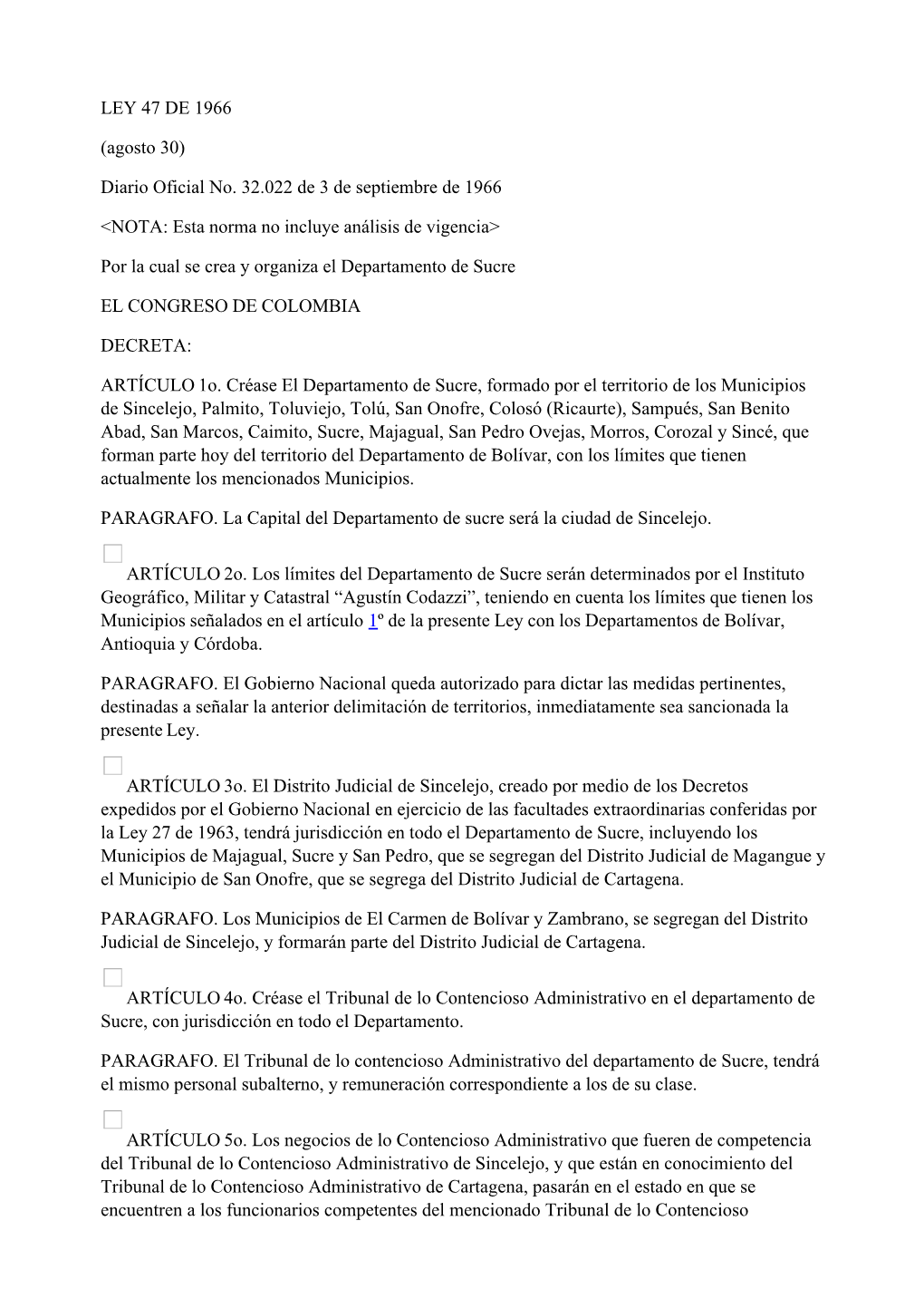 Normograma Del Ministerio De Relaciones Exteriores ISSN 2256-1633 Última Actualización: 31 De Marzo De 2018