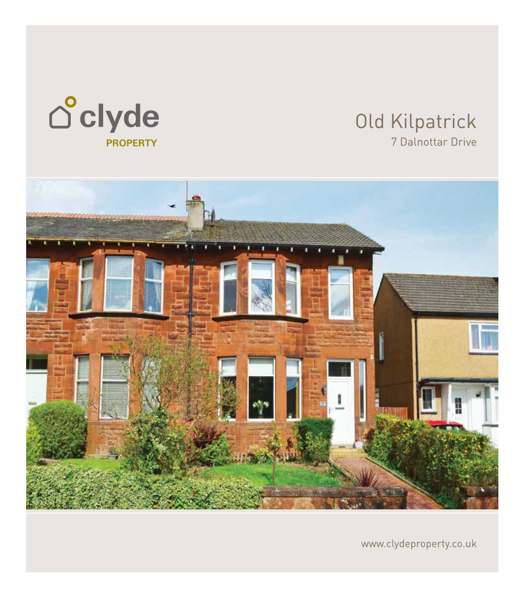 Old Kilpatrick 7 Dalnottar Drive