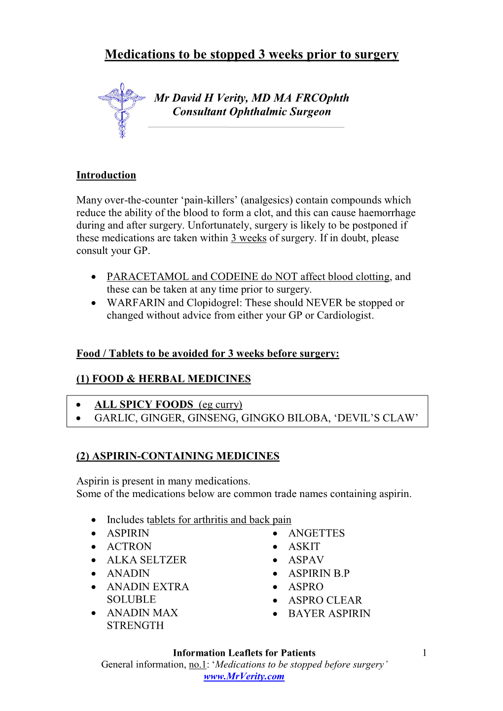 Non-Steroidal-Anti-Inflammatory Drugs (NSAIDS)