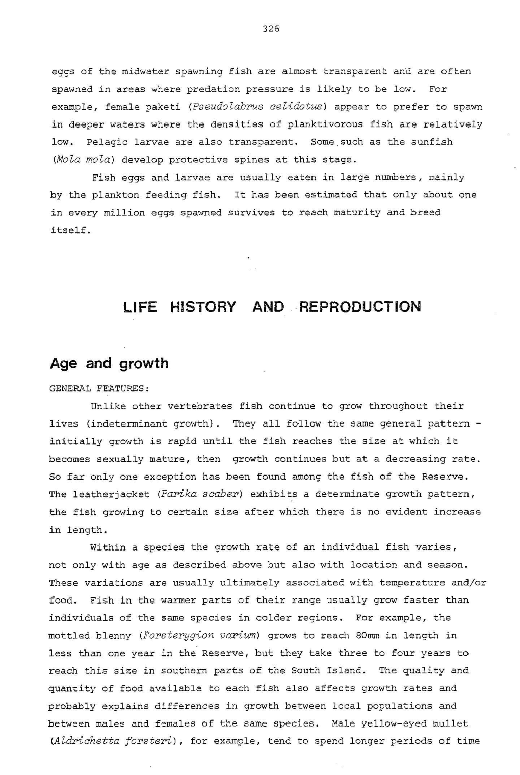 Life History Amd . Reproduction