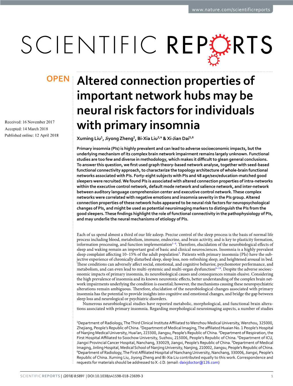 Altered Connection Properties of Important Network Hubs May Be