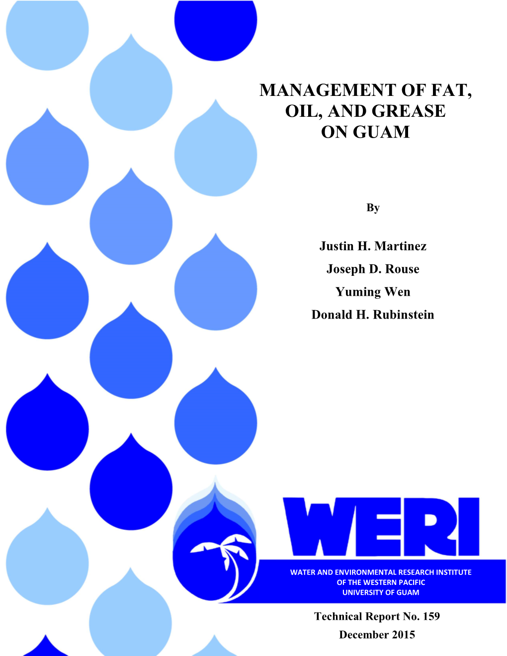 Management of Fat, Oil, and Grease on Guam
