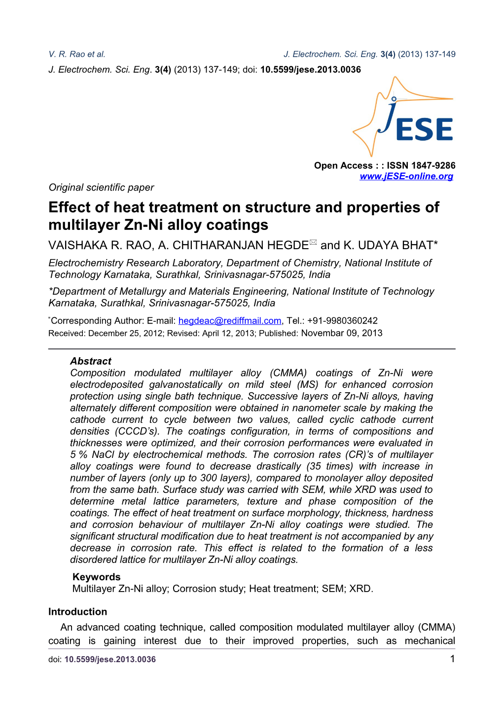 Effect of Heat Treatment on Structure and Properties of Multilayer Zn-Ni Alloy Coatings