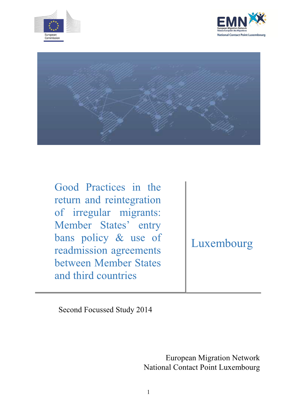 Luxembourg Readmission Agreements Between Member States and Third Countries