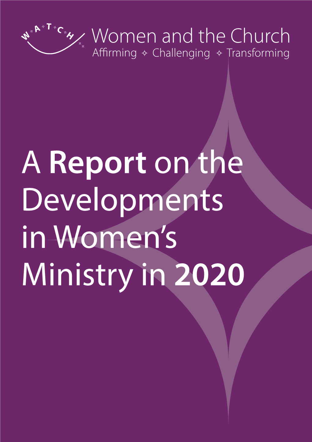 A Report on the Developments in Women's Ministry in 2020