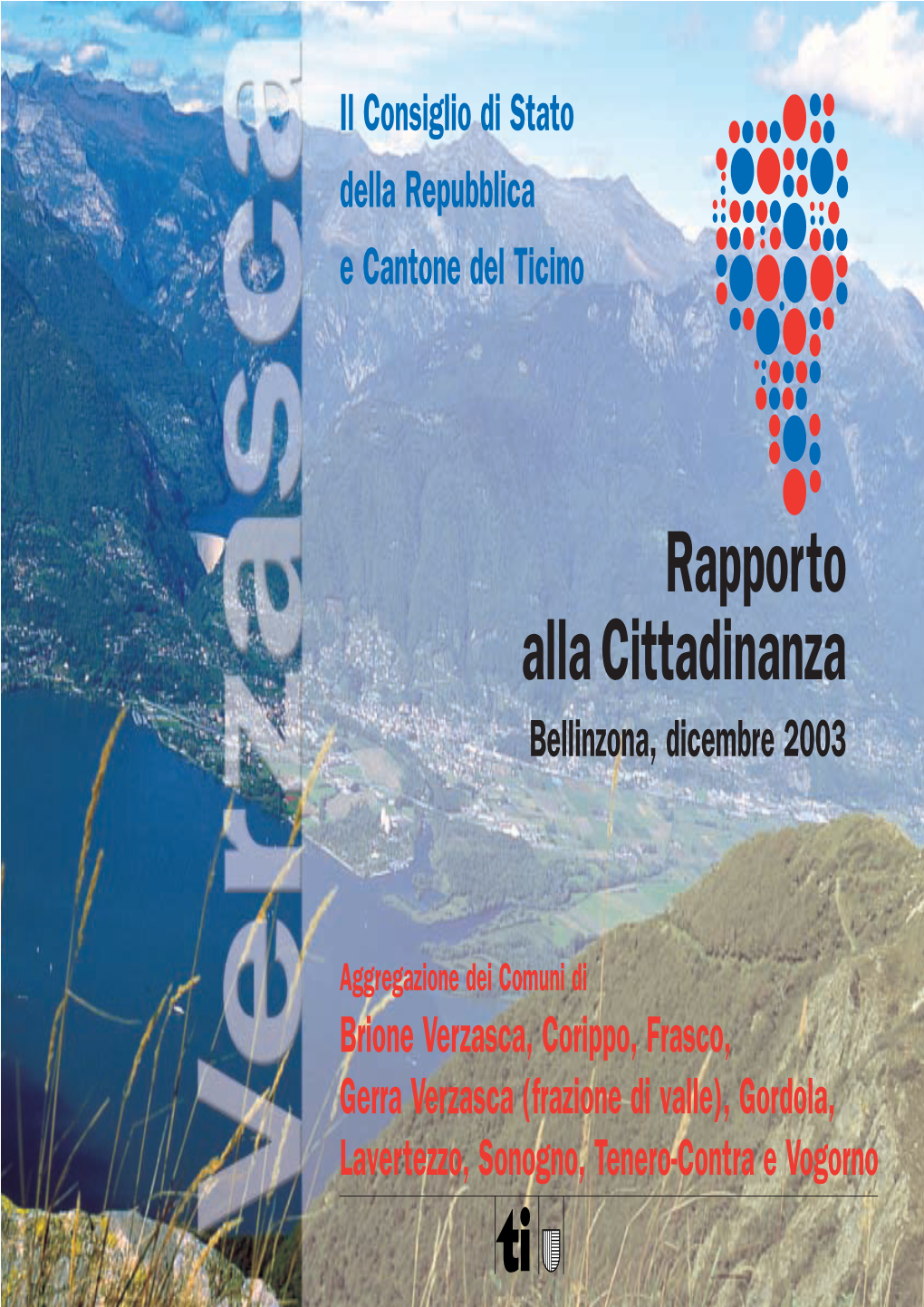 Rapporto Alla Cittadinanza Bellinzona, Dicembre 2003