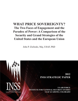 What Price Sovereignty?