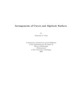 Arrangements of Curves and Algebraic Surfaces