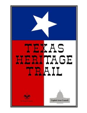 TEXAS HERITAGE TRAIL Boy Scouts of America