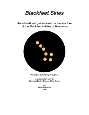 Blackfeet Skies