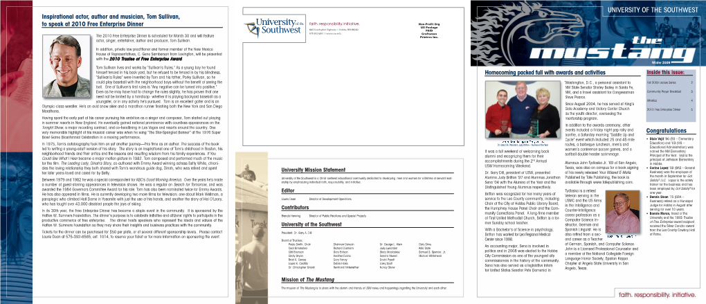 291480 Uosw Newsletter Wtr09:Layout 1, Page 1-2