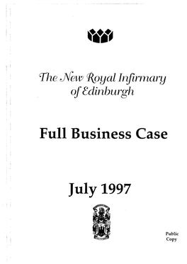 The New Royal Infirmary of Edinburgh Hospital at a Meeting of the Trust Board on the 11Th September 1996