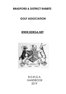 Bradford & District Rabbits Golf Association Www