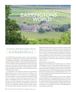 A History of the Barrington Name Brought the Rule of the Norman Nobility