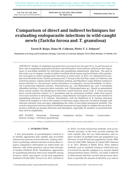 Disease of Aquatic Organisms 134:137