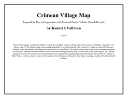 Crimean Village Map