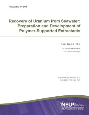 Preparation and Development of Polymer-Supported Extractants