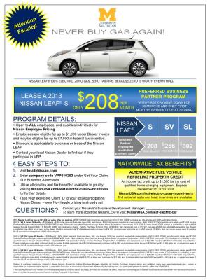 Nissan Leaf® 100% Electric. Zero Gas. Zero Tailpipe. Because Zero Is Worth Everything