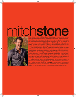 Mitch Stone, Creator of Mitch Stone Essentials, Is One of the Hair World's