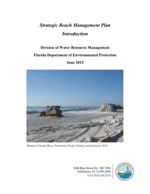 Strategic Beach Management Plan Introduction