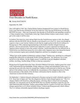 Four Decades in North Korea