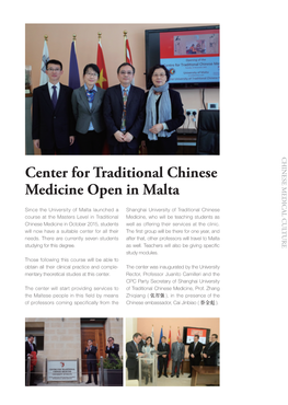 Center for Traditional Chinese Medicine Open in Malta