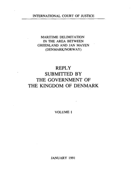 Reply Submitted by the Government of the Kingdom of Denmark