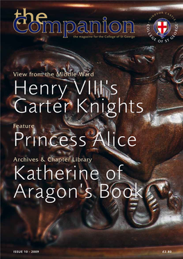 Henry VIII's Garter Knights Princess Alice Katherine of Aragon's Book
