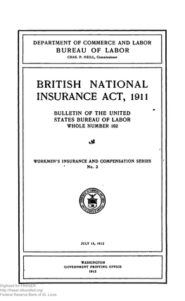 British National Insurance Act, 1911