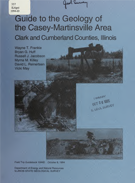 Guide to the Geology of the Casey-Martinsville Area, Clark And